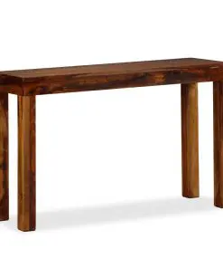 vidaXL Console Table Solid Sheesham Wood 120x35x75 cm