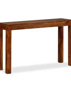 vidaXL Console Table Solid Sheesham Wood 120x35x75 cm