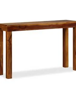vidaXL Console Table Solid Sheesham Wood 120x35x75 cm