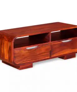 vidaXL Coffee Table Solid Sheesham Wood 90x40x35 cm