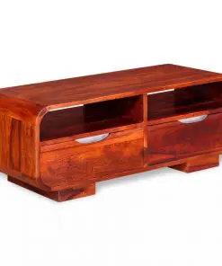 vidaXL Coffee Table Solid Sheesham Wood 90x40x35 cm