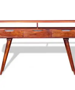 vidaXL Console Table Solid Sheesham Wood 120x30x75 cm