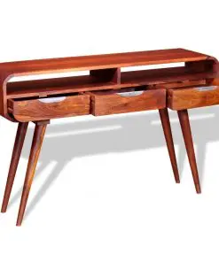 vidaXL Console Table Solid Sheesham Wood 120x30x75 cm