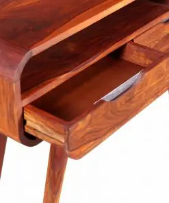 vidaXL Console Table Solid Sheesham Wood 120x30x75 cm