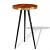 vidaXL Log Bar Table Solid Acacia Wood (55-60)x110 cm