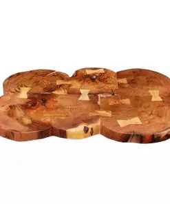 vidaXL Log Bar Table Solid Acacia Wood 90x60x110 cm