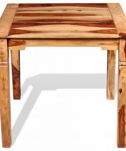 vidaXL Dining Table Solid Sheesham Wood 82x80x76 cm