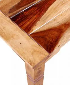 vidaXL Dining Table Solid Sheesham Wood 82x80x76 cm