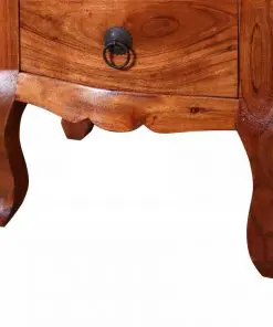 vidaXL Nightstands with Drawers 2 pcs Solid Acacia Wood