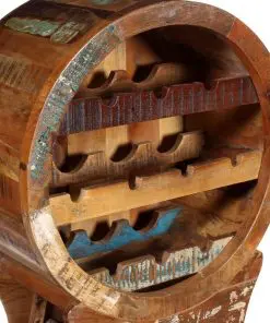 vidaXL Wine Rack for 10 Bottles Solid Reclaimed Wood