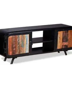 vidaXL TV Cabinet Reclaimed Wood 120x30x45 cm