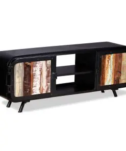 vidaXL TV Cabinet Reclaimed Wood 120x30x45 cm
