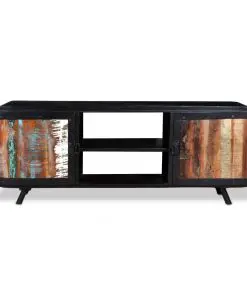 vidaXL TV Cabinet Reclaimed Wood 120x30x45 cm
