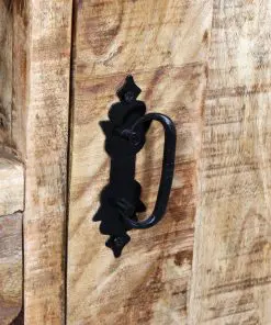 vidaXL TV Cabinet Rough Mango Wood 120x30x50 cm