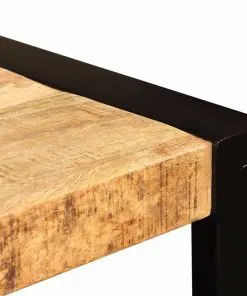 vidaXL Dining Table Solid Rough Mango Wood 180 cm