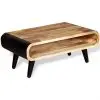 vidaXL Coffee Table Rough Mango Wood 90x55x39 cm