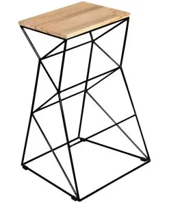 vidaXL Bar Stool Solid Mango Wood