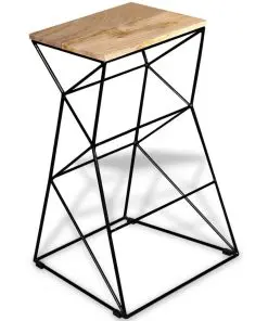 vidaXL Bar Stool Solid Mango Wood