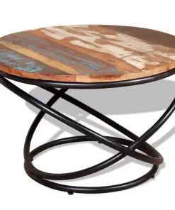 vidaXL Coffee Table Solid Reclaimed Wood 60x60x40 cm