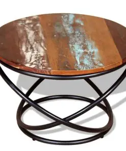 vidaXL Coffee Table Solid Reclaimed Wood 60x60x40 cm