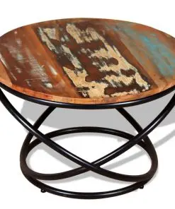 vidaXL Coffee Table Solid Reclaimed Wood 60x60x40 cm