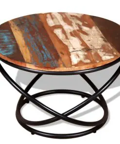vidaXL Coffee Table Solid Reclaimed Wood 60x60x40 cm