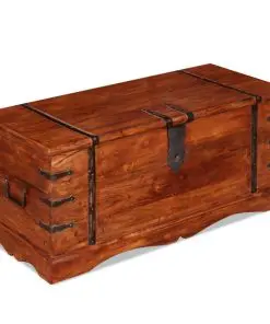 vidaXL Storage Chest 90x40x40 cm Solid Wood