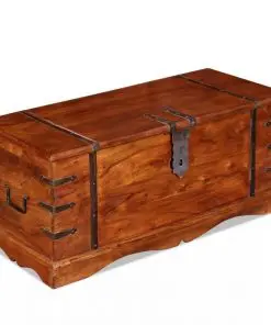 vidaXL Storage Chest 90x40x40 cm Solid Wood