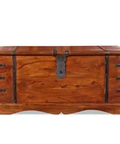 vidaXL Storage Chest 90x40x40 cm Solid Wood
