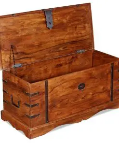 vidaXL Storage Chest 90x40x40 cm Solid Wood