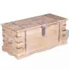 vidaXL Storage Chest Solid Acacia Wood