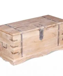 vidaXL Storage Chest Solid Acacia Wood