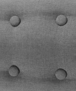 vidaXL Armchair Light Grey Fabric