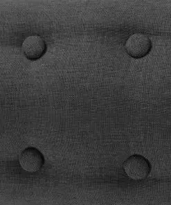 vidaXL Armchair Dark Grey Fabric