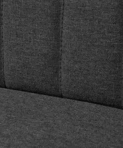 vidaXL Sofa Fabric 117×55.5×77 cm Dark Grey