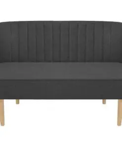 vidaXL Sofa Fabric 117×55.5×77 cm Dark Grey