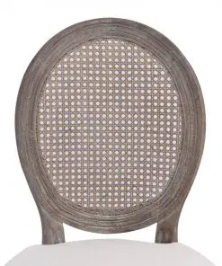 vidaXL Dining Chairs 2 pcs Cream Fabric