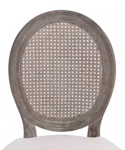 vidaXL Dining Chairs 4 pcs Cream Fabric