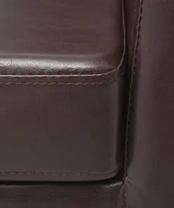 vidaXL Armchair Brown Faux Leather