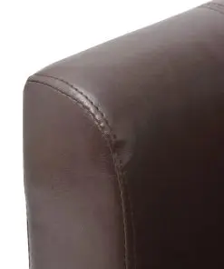 vidaXL Armchair Brown Faux Leather