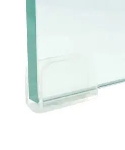 vidaXL TV Stand/Monitor Riser Glass Clear 70x30x13 cm