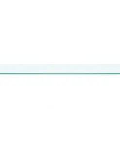 vidaXL TV Stand/Monitor Riser Glass Clear 110x30x13 cm