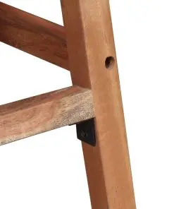vidaXL Bar Stools 2 pcs Solid Acacia Wood