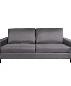 vidaXL 3-Seater Sofa Dark Grey Fabric
