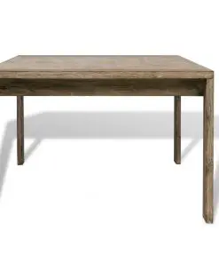 vidaXL Coffee Table Solid Brushed Acacia Wood 110x60x40 cm