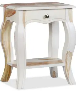 vidaXL Bedside Cabinet Solid Sheesham Wood 40x30x50 cm