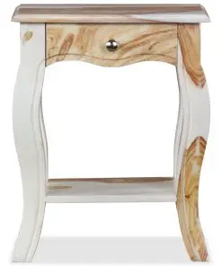 vidaXL Bedside Cabinet Solid Sheesham Wood 40x30x50 cm