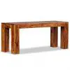 vidaXL Bench Solid Sheesham Wood 110x35x45 cm vidaXL Bench Solid Sheesham Wood 110x35x45 cm