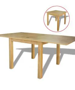 vidaXL Extendable Table Oak 170x85x75 cm