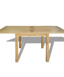 vidaXL Extendable Table Oak 170x85x75 cm
